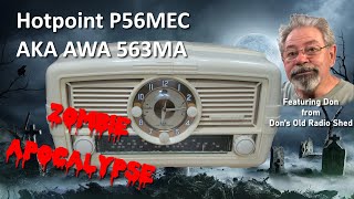 Hotpoint P56MEC - AWA 563MA Clock Radio repair - 1955