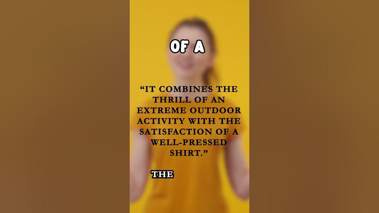 The Sport of Extreme Ironing YouTube