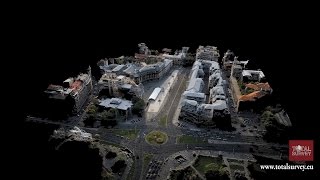 "Universitatii" Square - flying through points cloud