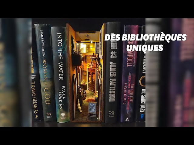 Les book nook, ces minis-mondes qui vont sublimer votre bibliothéque 