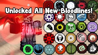 Unlocked All New Bloodlines In Shindo Life Roblox! Showcase