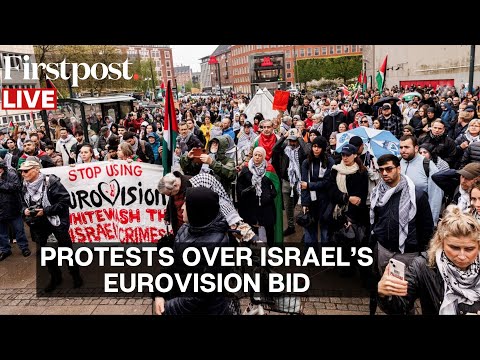 LIVE: Pro-Palestinian Protesters Object Israel’s Participation in Eurovision 2024 Amid Gaza War