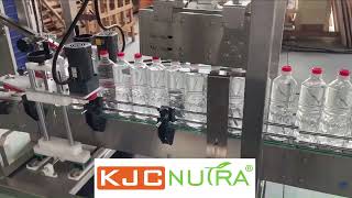 Automatic Self Adhesive Round Bottle Labeling Machine KJC Nutra ,Inc