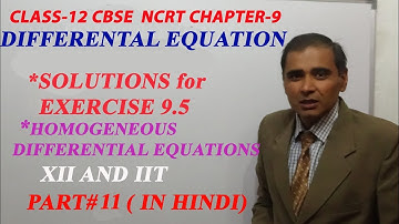 Differential Equations class 12 CBSE EXERCISE 9 5 SOLUTIONS#11