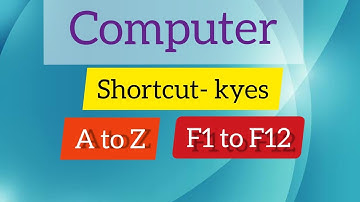 computer shortcut kyes ||for CCC exam, uppcl Technician