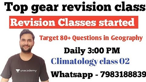 NTA UGC NET 2021 | Revision Class 2 | Climatology Revision Class 2 | By Ankit Sir | Daily 3:00PM