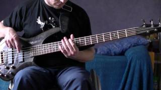 Video thumbnail of "Muse - Hysteria (bass cover) HD"