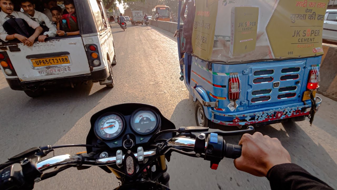 Modified Splendor motovlog raw video || summer ride - YouTube