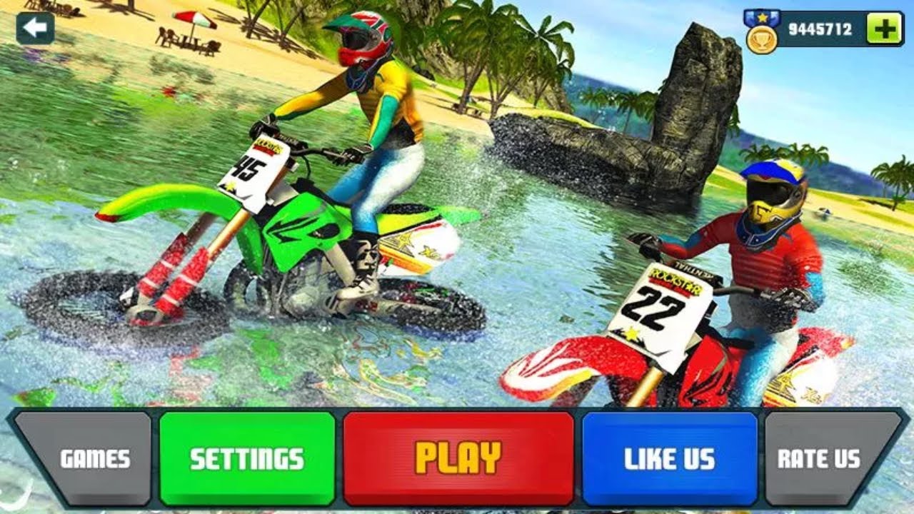 Beach Water Surfer Bike Racing Android Gameplay