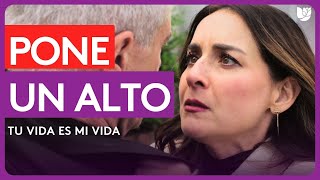 Paula le da una cachetada a Rolando para ponerle un alto | Tu Vida Es Mi Vida | Capítulo 76