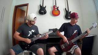 veil of maya - fracture (guitar / bass cover)