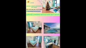 CĂN HỘ 2 PHÒNG NGỦ ALTARA 2WC VIEW BIỂN QUY NHƠN. HOTLINE 0977920458