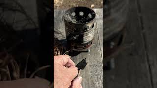Making Fire with the Sun Using a Fresnel Lens