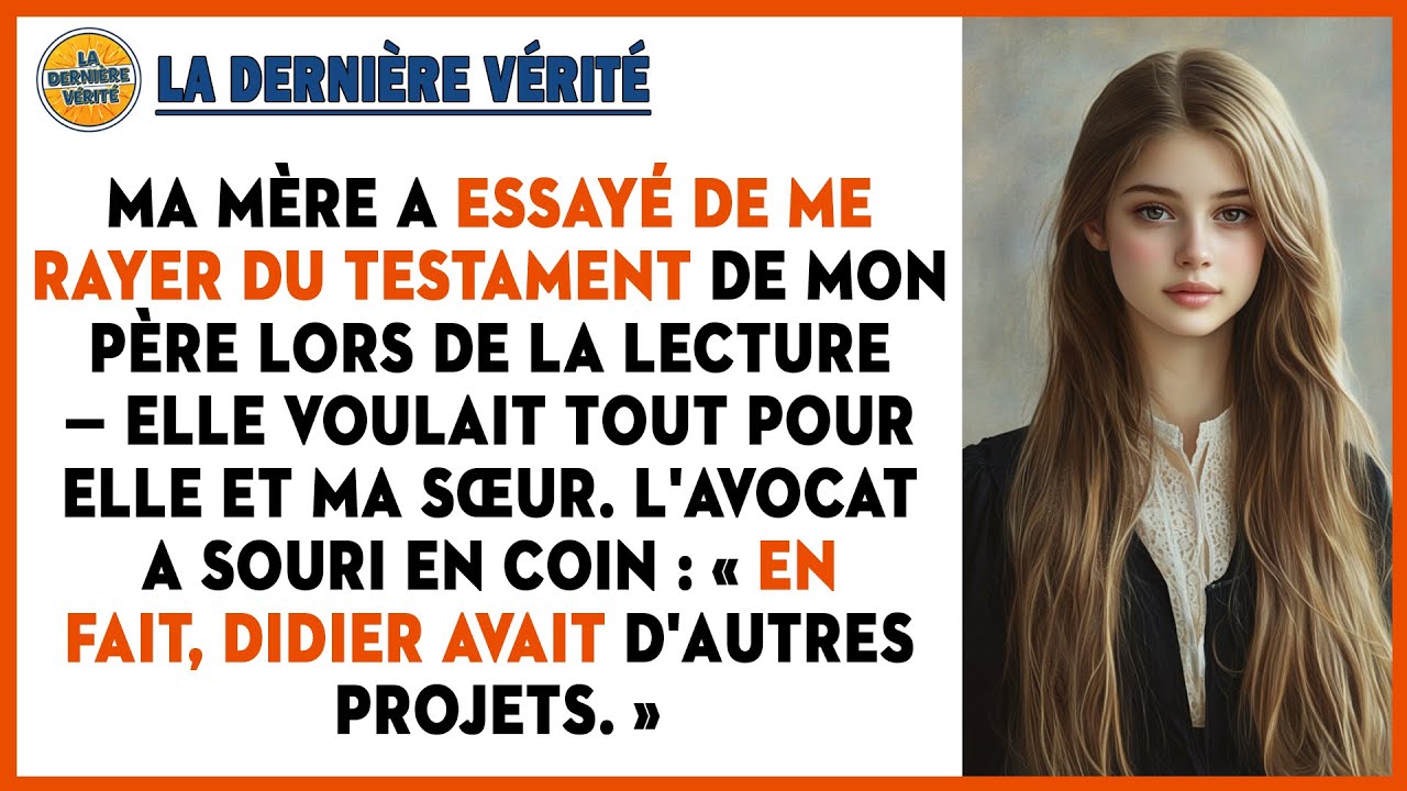 Ma Mère A Essayé De Me Rayer Du Testament De Mon Père Lors De La Lecture — Elle Voulait Tout Pour...