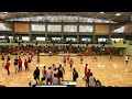 第42回全国高校選抜ハンドボール大会・男子１回戦  法政二 vs 市岐阜商   後半  ‪2019.3.24‬  埼玉県三郷市総合体育館  ユニフォーム青・法政二 、赤・市岐阜商