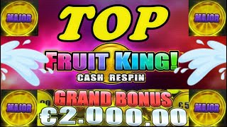 Play Slots/♏ TOP ♏ 💰 FRUIT KING 💰 GRAND BONUS ⭐MAJOR ⭐MINOR ⭐MINI