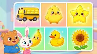 YELLOW Episode | Color Learning for Kids ❤️ Learn YELLOW Color for Toddlers screenshot 5