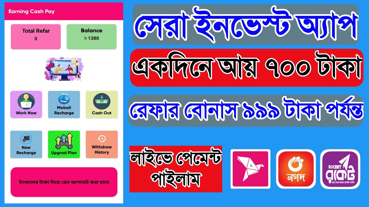 Earn money online Income BD App 2022 | Online Income with investment | Earn Make money online