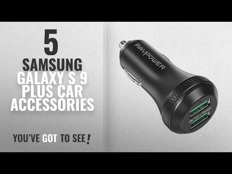 Samsung Galaxy S 9 Plus Car Accessories [2018 Best Sellers]: Car Charger Quick Charge 3.0 RAVPower