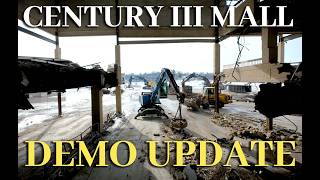 Century Iii Mall Demolition - Final Structural Sections Now Coming Down