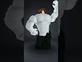 Transformed by muscle training. #Shorts #roblox  #ロブロックス