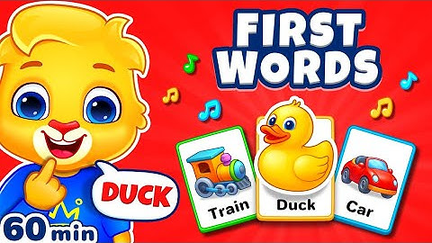 Baby Learning First Words, Kids Songs, Nursery Rhymes | Learn To Talk Videos For Babies & Toddlers