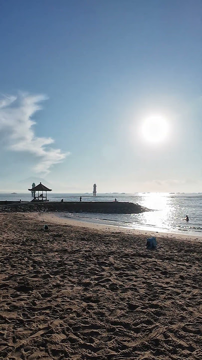 Pantai Bangsal Sanur Bali Hari Ini #sanurbali #pantaibali #shorts