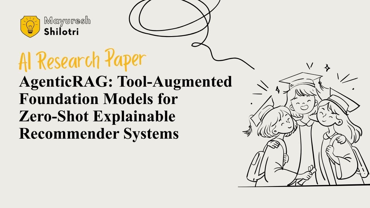 AgenticRAG Tool-Augmented Foundation Models for Zero-Shot Explainable Recommender Systems