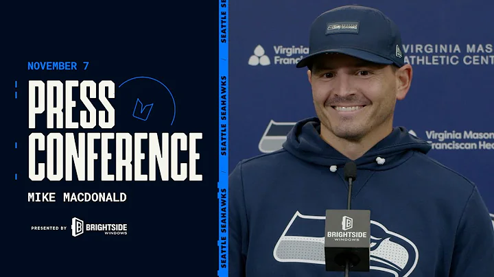 Head Coach Mike Macdonald Gives Final Updates Ahead Of Week 10 vs. Cardinals