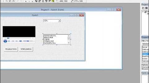 TUTORIAL MEMBUAT APLIKASI PEMUTAR VIDEO DENGAN VB6