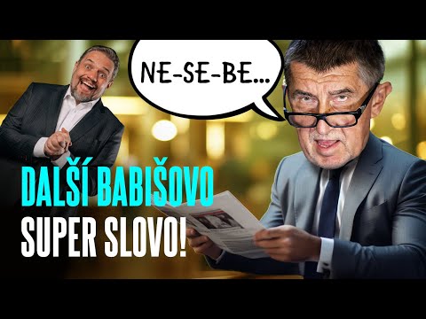 BABIŠ zakládá nové NOVINY a ZTRAPŇUJE se dalším ZKOMOLENÝM SLOVEM:)