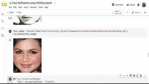 AI Face verification.Jupyter  notebook/Google colab.