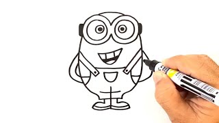 How to Draw Bob The Minion | Despicable Me 