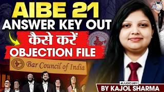 AIBE 21 Special | Official Answer Key Out | BY KAJOL MAM