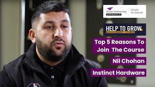 Top 5 Reasons To Take Part | Help To Grow Management Course at Aston University Business School