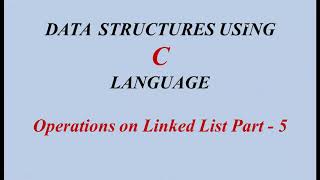 Reversing, Swapping, Sorting a Linked List s Part-5 | Data Structures Tutorial By Y.N.D.Aravind