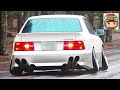 極上VIP セルシオ 跳ね上げマフラー‼️"亀"❗擦りまくり❗など【搬出①】Lowform杯