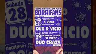 San Pedro 2025 en Borrifáns (A Coruña) | Fiesta, gaitas y verbena