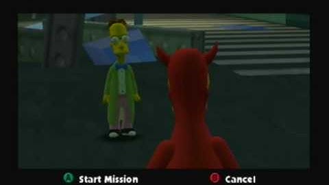 The Simpsons: Hit and Run Playthrough Part 58 - L.7 - Long Black Probes & Pocket Protector