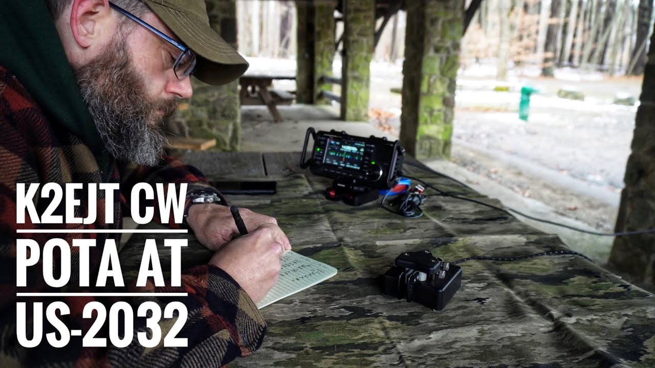 CW POTA at US-2032 with the Icom IC-705 - YouTube