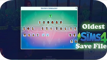 Oldest Sims 4 Save File - Part # 1/3