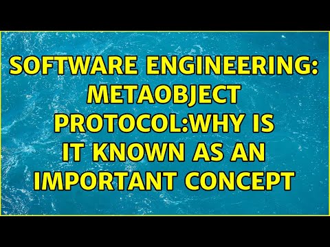 Software Engineering: Metaobject