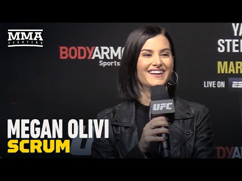 UFC 259: Megan Olivi Feels 'Helpless' When Husband Fights in UFC - MMA Fighting