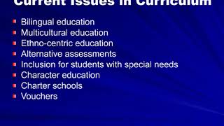 Details EDUC 537 Lecture 8: Current Issues in Curriculum Guide