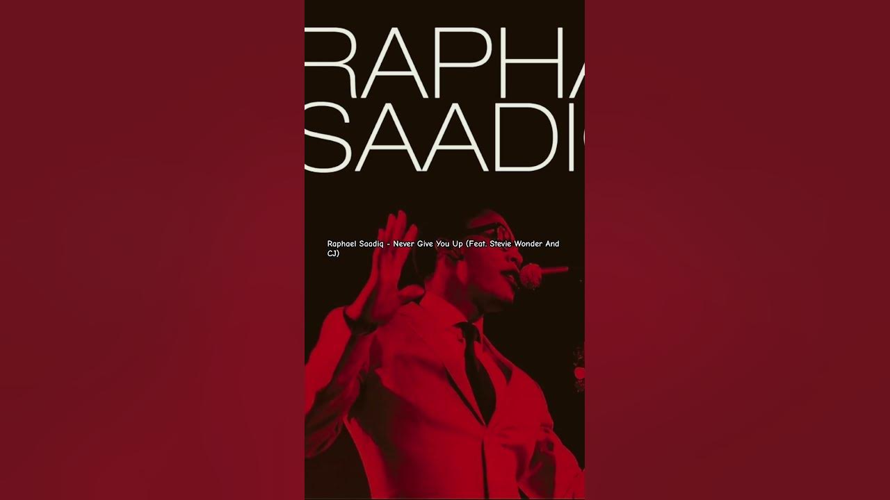 Raphael Saadiq - Never Give You Up (Feat. Stevie Wonder And CJ)