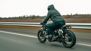 Honda CB1000SF Cafe Racer Холодный старт