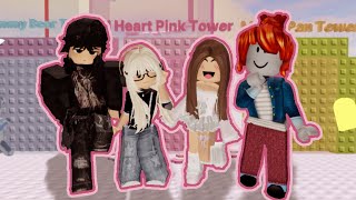 Playing The plushie tower while racing with the 4 amigos👀 #funny #roblox #squad #robloxedit