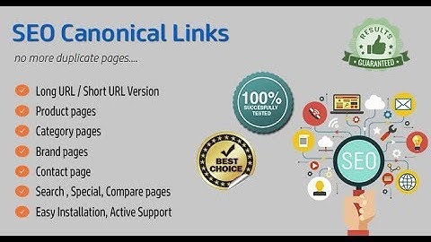 Installing SEO Canonical links for OpenCart