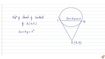A line  `lx + my + n=0` meets the circle `x^2 +y^2=a^2` at points `P and Q`. If the tangents d