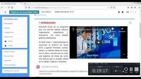 Curso Moodle - Clase 1, Diseño de etiquetas, tablas e inserción de vídeos.